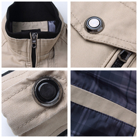 Kurtka Bomber mężczyźni moda wiatrówka na co dzień kurtka płaszcz mężczyźni 2022 wiosenny i jesienny nowy gorący znosić stojak szczupła kurtka wojskowa mężczyzna 6